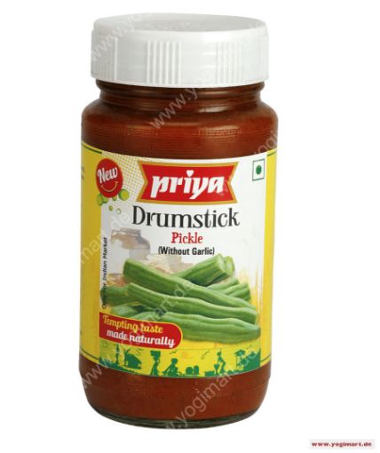 Picture of Priya Drumstick Pickle 300g (Without Garlic) - Exp 31.12.2024