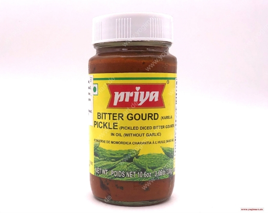 Bild von Priya Bitter Gourd  (Karela) Pickle 300g (Without Garlic) 