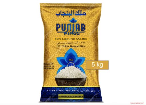 Bild von Punjab Kingg Extra Long 1121 Premium Basmati Rice  5kg