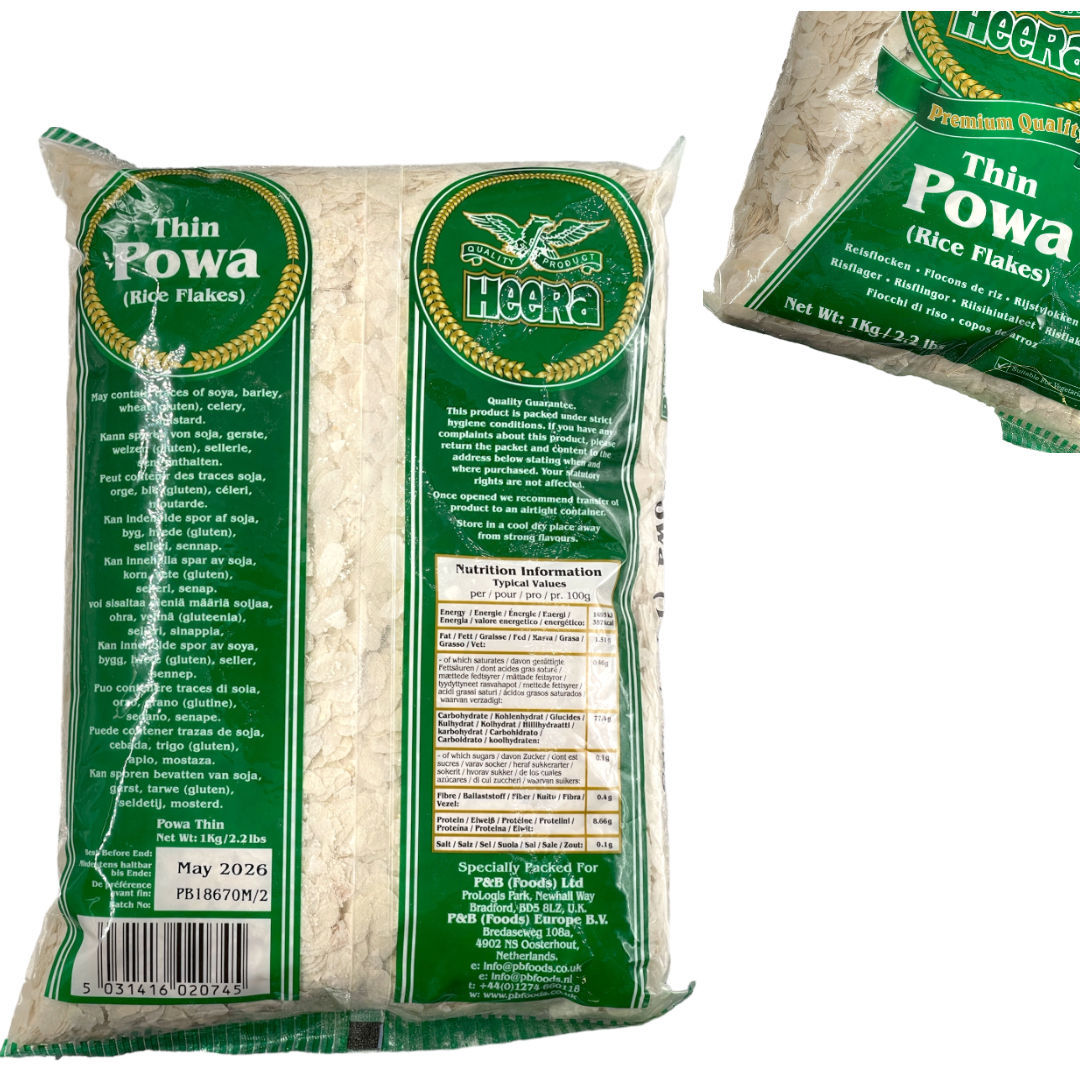 Heera Flake Rice THIN Powa/Pawa1kg - Yogi Mart - Online Indian Grocery ...