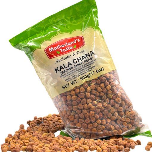 Bild von Motherland's Taste Kala Chana (Brown Chick Peas) 500G - Best use before june 2024