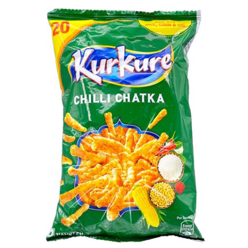 Bild von Kurkure Chilli Chatka 90g - Exp 31.07.2025