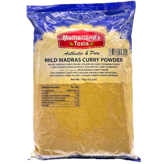 Bild von Motherland's Taste Madras Curry Powder Mild 1kg - Exp 30.09.2026