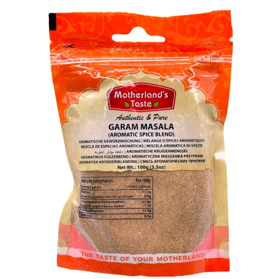 Bild von Motherland's Taste Garam Masala Powder 100g - Exp 30.09.2026