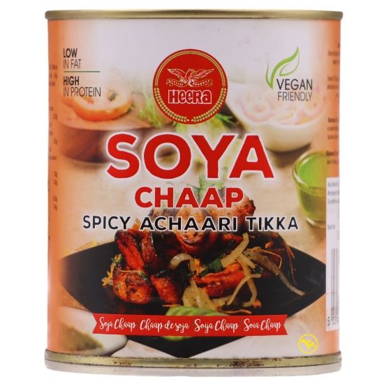 Picture of Heera Spicy Achaari Tikka Soya Chaap 800g 