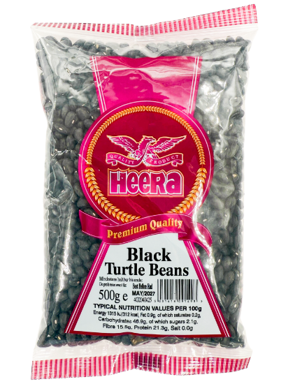 Bild von Heera Black Turtle Beans 500g
