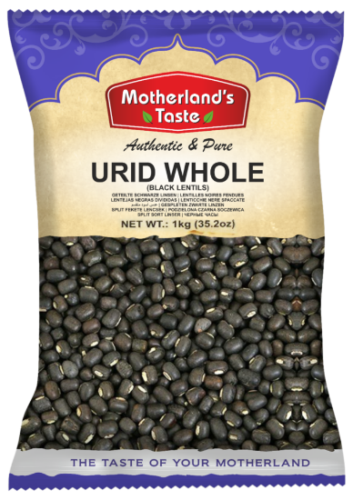 Picture of Motherland's Taste Urid Whole (Urid Beans) 1Kg 