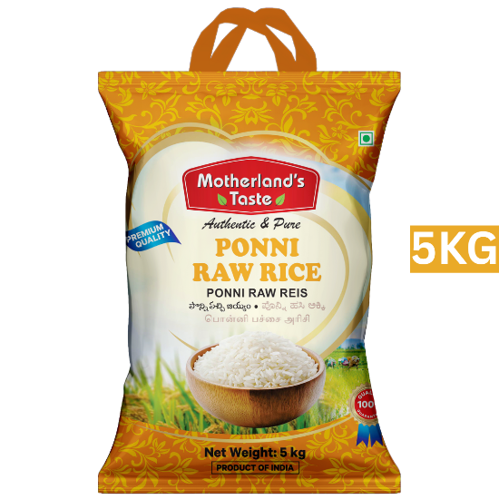 Picture of Motherland's Taste Ponni Raw Rice 5kg