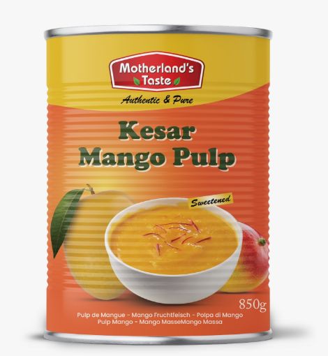Bild von Motherland's Taste Kesar Mango Pulp 850g 
