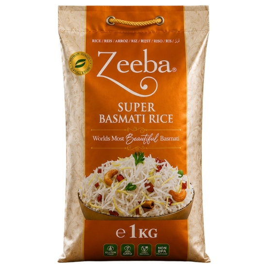 Bild von Zeeba Super Basmati Rice 1kg 