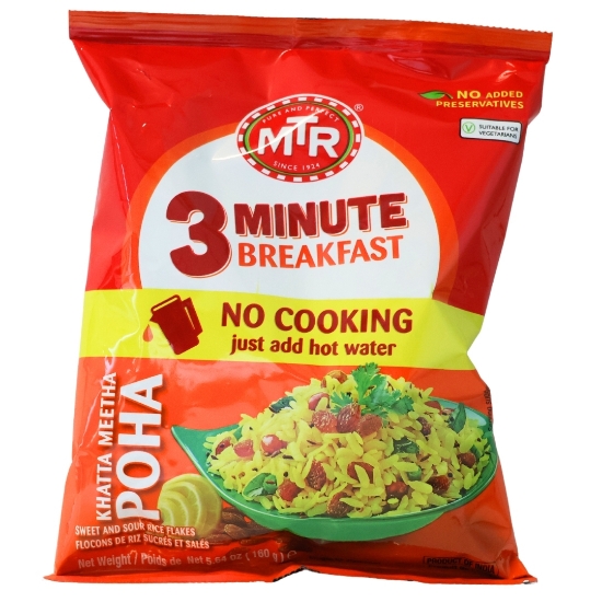 Bild von MTR Instant Khatta Metha Poha 160g